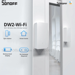 SONOFF DW2 - Wi-Fi Wireless Door/Window Sensor Anti Theft Mobile Notification work with Alexa, Google home