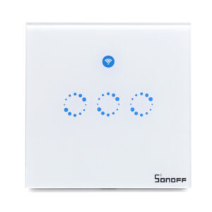 Sonoff WIFI & RF Smart Touch Panel Switch 3Gang WithTimer Internet Work With AMAZON Alexa,google Home ,Nest,IFTTT