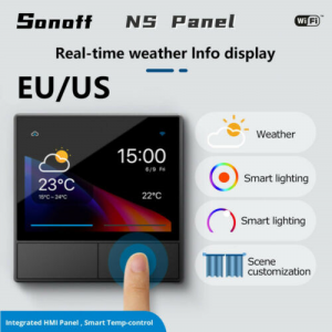 SONOFF NSPanel EU Smart Scene Wall Switch Intelligent Color LCD Touch Smart  work with Alexa, Google Home