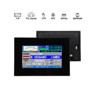 NEXTION NX8048K070-011R - 7.0'' Enhanced Series USART HMI Resistive Touch Display with Enclosure