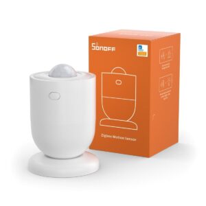 SONOFF SNZB-03P Zigbee3.0 Motion Sensor 5-Seconds Faster Detection Smart Home Security Human Body Detection Smart Scene via eWeLink Work with Alexa Google Home